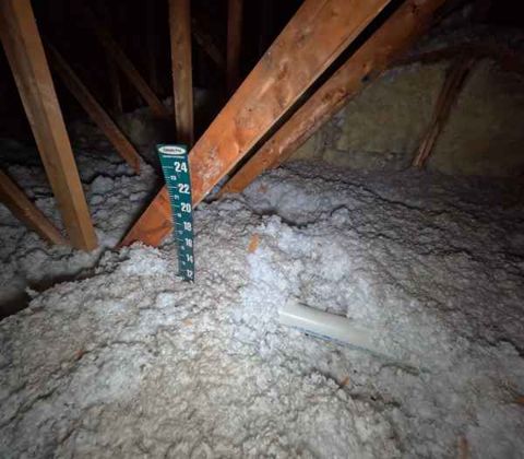 Insulation depth marker