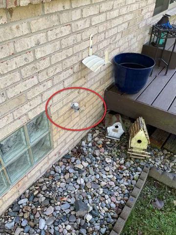 Open flashing at trim transition