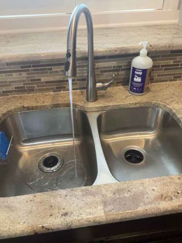 Sink – ran and checked for leaks